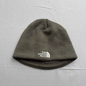 The North Face Gray Knit Lined Beanie for Skiing Snowboarding Winter Outdoor